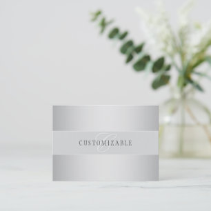 Elegant bewerkbaar monogramschrift schrijven   Gre Notitiekaartje