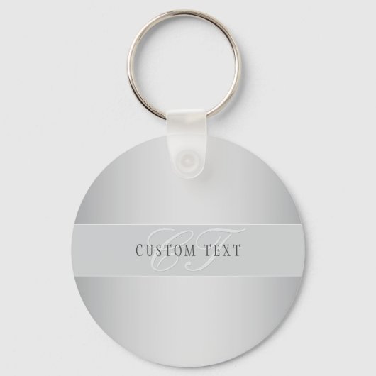 Elegant bewerkbaar monogramschrift schrijven | Gre Sleutelhanger (Voorkant)