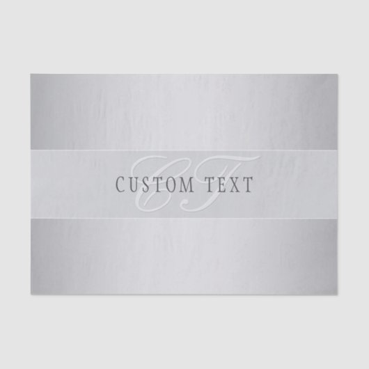 Elegant bewerkbaar monogramschrift schrijven | Gre Tissuepapier (Voorkant)