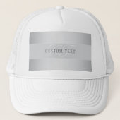 Elegant bewerkbaar monogramschrift schrijven | Gre Trucker Pet (Voorkant)