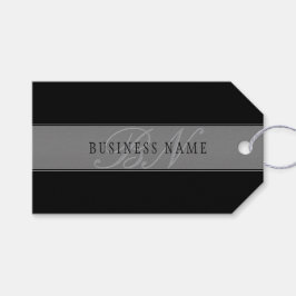 Elegant bewerkbaar script Bedrijfsnaam/andere teks Cadeaulabel