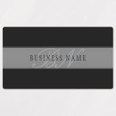 Elegant bewerkbaar script Bedrijfsnaam/andere teks Labels (Design 2)