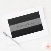 Elegant bewerkbaar script Bedrijfsnaam/andere teks Rechthoekige Sticker (Envelop)