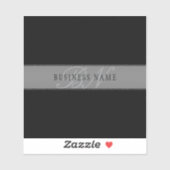 Elegant bewerkbaar script Bedrijfsnaam/andere teks Sticker (Vel)