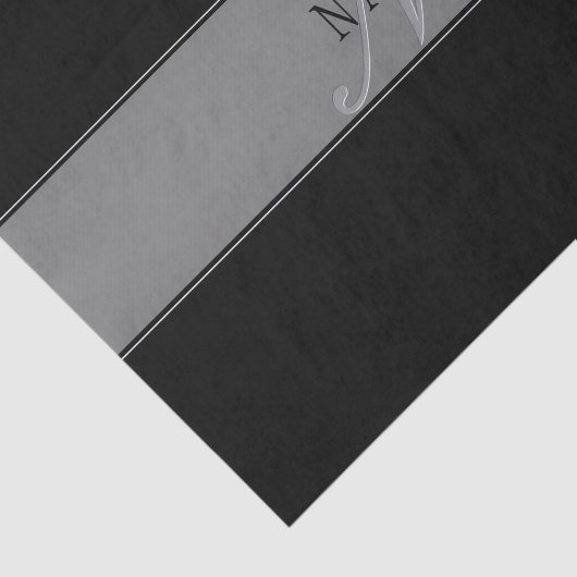 Elegant bewerkbaar script Bedrijfsnaam/andere teks Tissuepapier (Detail)