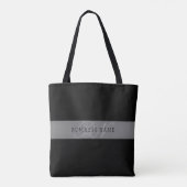 Elegant bewerkbaar script Bedrijfsnaam/andere teks Tote Bag (Achterkant)