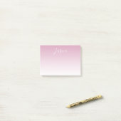 Elegant & Bewerkbare Kleur Ombre Post-it® Notes (Op bureau)