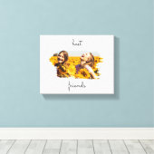 Elegant BFF Best Friends Forever Canvas Afdruk (Insitu (Houten vloer))