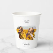 Elegant BFF Best Friends Forever Papieren Bekers (Achterkant)