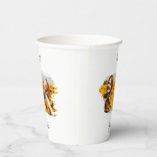 Elegant BFF Best Friends Forever Papieren Bekers (Rechts)