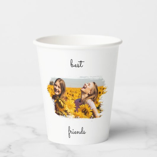 Elegant BFF Best Friends Forever Papieren Bekers (Voorkant)