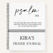 Elegant Bible Verse Prayer Journal Notitieboek (Voorkant)