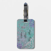 Elegant Bichon Frise Bagagelabel (Achterkant verticaal)