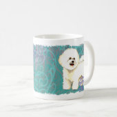 Elegant Bichon Frise Koffiemok (Voorkant rechts)
