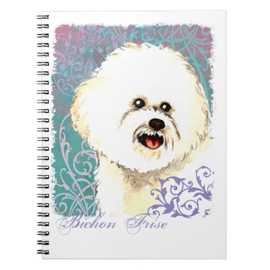 Elegant Bichon Frise Notitieboek (Voorkant)