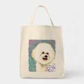 Elegant Bichon Frise Tote Bag (Voorkant)