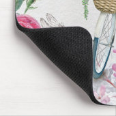 Elegant Bicycle en Flowers Muismat (Hoek)