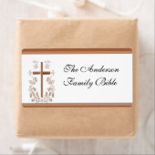 Elegant Bijbel Cross Label (Insitu)