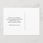 Elegant  bijen | Adres wijzigen Aankondigingskaart (Achterkant)