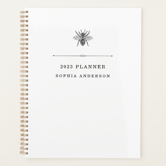 Elegant bijen planner (Voorkant)