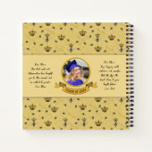 Elegant Bijenleven in Uw Reis Afstudeerder Keepsak Notitieboek (Achterkant)