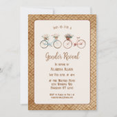 Elegant  Bike Gender Reveal Kaart (Voorkant)