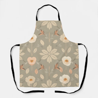 Elegant biologisch Schort - Zachte kleuren & Natuu