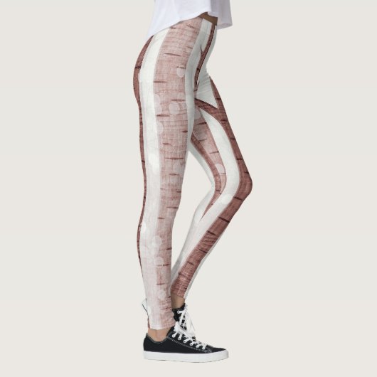 Elegant Birch Trees Forest Acrylic Artwork | Leggings (Rechts)