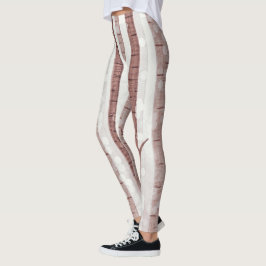 Elegant Birch Trees Forest Acrylic Artwork | Leggings