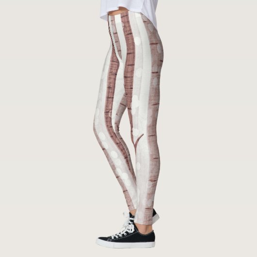 Elegant Birch Trees Forest Acrylic Artwork | Leggings (Links)