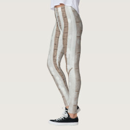 Elegant Birch Trees Forest Acrylic Artwork | Leggings