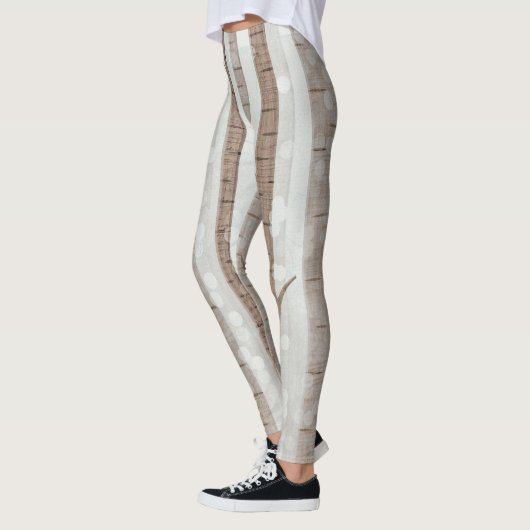 Elegant Birch Trees Forest Acrylic Artwork | Leggings (Links)
