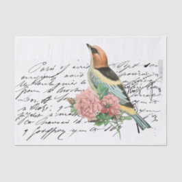 Elegant Bird Ephemera Tissuepapier