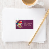 Elegant Bird In Paradise Mailing Label (Insitu)