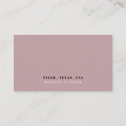 Elegant Birdhouse, sla de datum op Informatiekaartje (Achterkant)