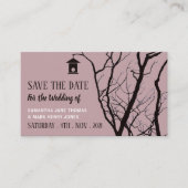 Elegant Birdhouse, sla de datum op Informatiekaartje (Voorkant)