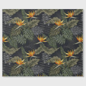 Elegant Birds of Paradise Cadeaupapier (Vlak)