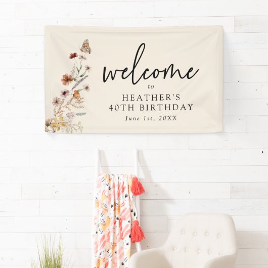 Elegant Birthday Banner (Insitu)