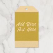 Elegant Birthday Cadeaulabels (Achterkant)