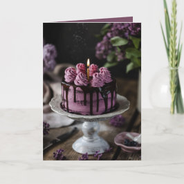 Elegant-Birthday-Cake Kaart