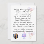 Elegant Birthday Card for Her – Personalized Greet Kaart (Voorkant)