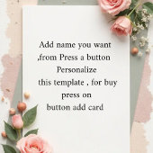 Elegant Birthday Card for Her – Personalized Greet Magnetische Uitnodiging