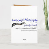 Elegant Birthday Card Kaart (Achterkant)