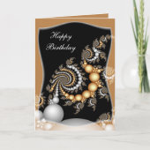 Elegant Birthday Card Kaart (Voorkant)