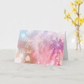 Elegant Birthday Dandelion make a Wish Kaart (Gele Bloem)