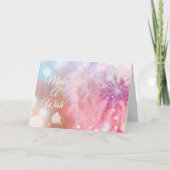 Elegant Birthday Dandelion make a Wish Kaart (Voorkant)