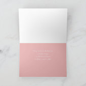 Elegant Birthday Dessert Kaart (Binnen)