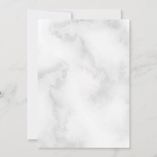 Elegant Birthday Elegant Waterverf Roze Roses Kaart (Achterkant)