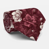 Elegant Birthday Gifts For Him Gardenias Flower Stropdas (Opgerold)