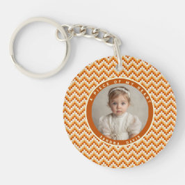 Elegant Birthday Gifts For Mom Stripe Pattern Sleutelhanger